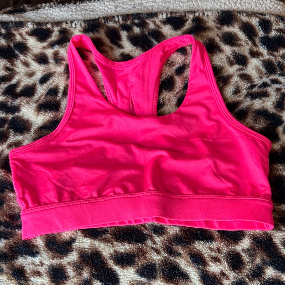 Kids Pink Sports Bra